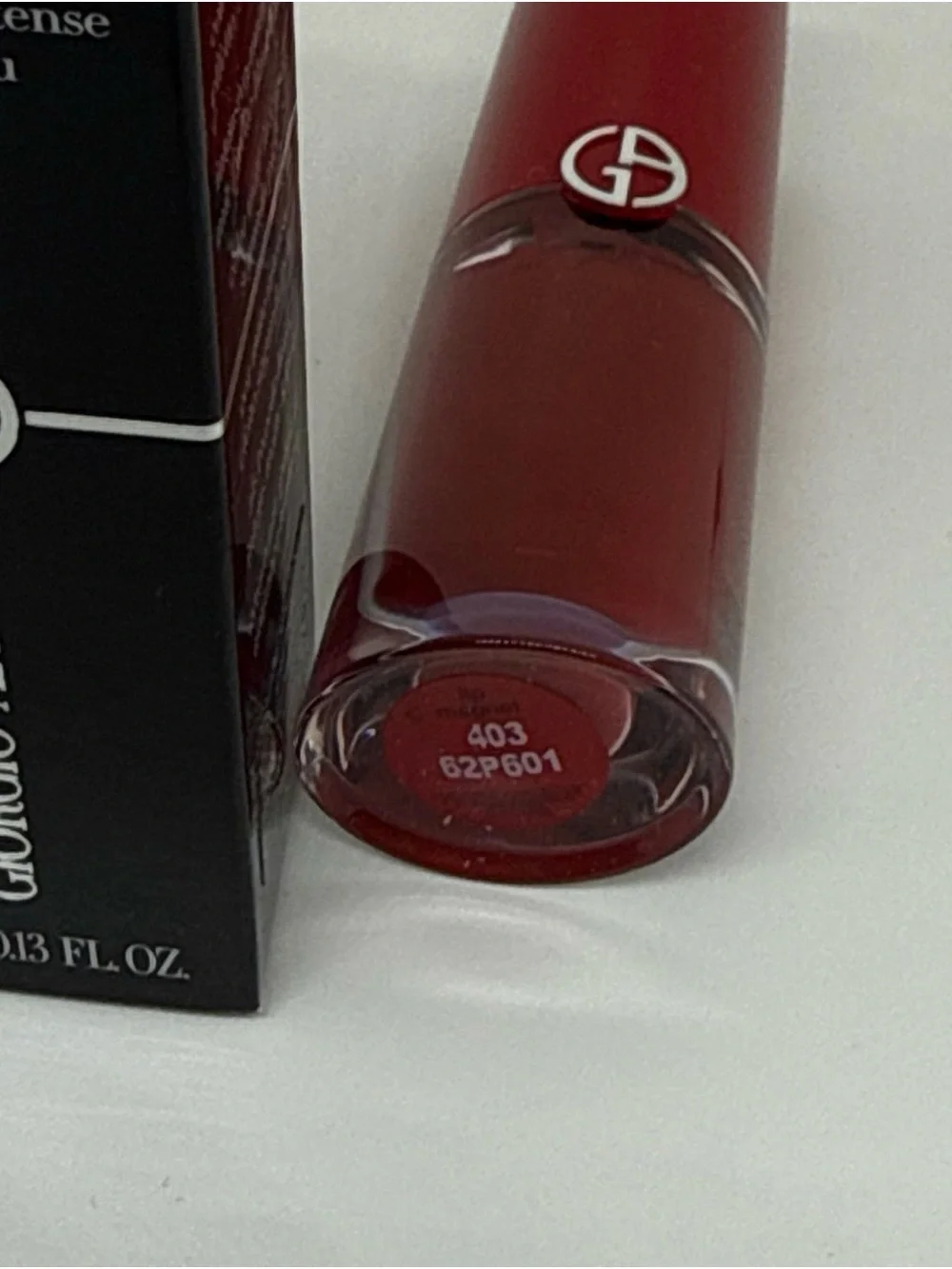 NEW Giorgio Armani Lip Magnet Liquid Lipstick - 403 Vibrato Red